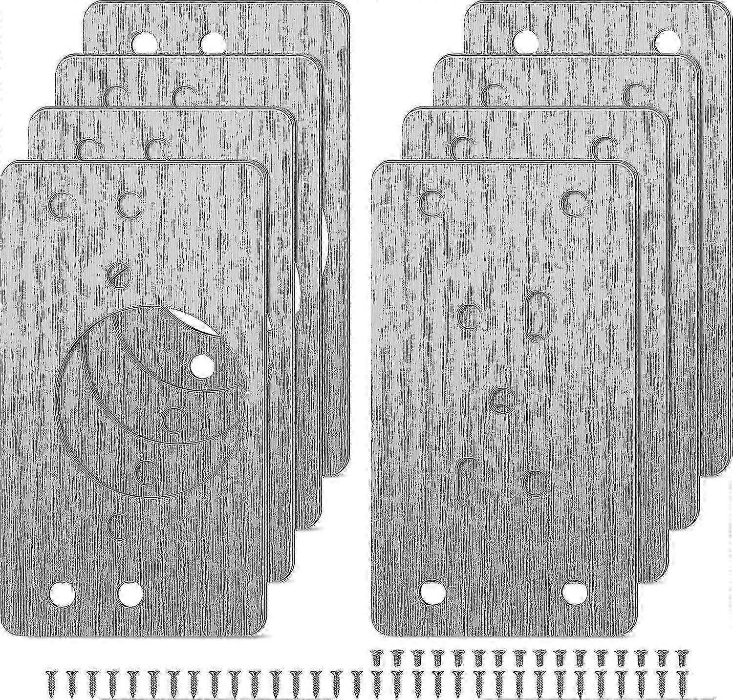 Scharnierreparaturhalterungen (8er-pack) - Reparaturplatte Kompatibel Mit Türscharnierhalterungen