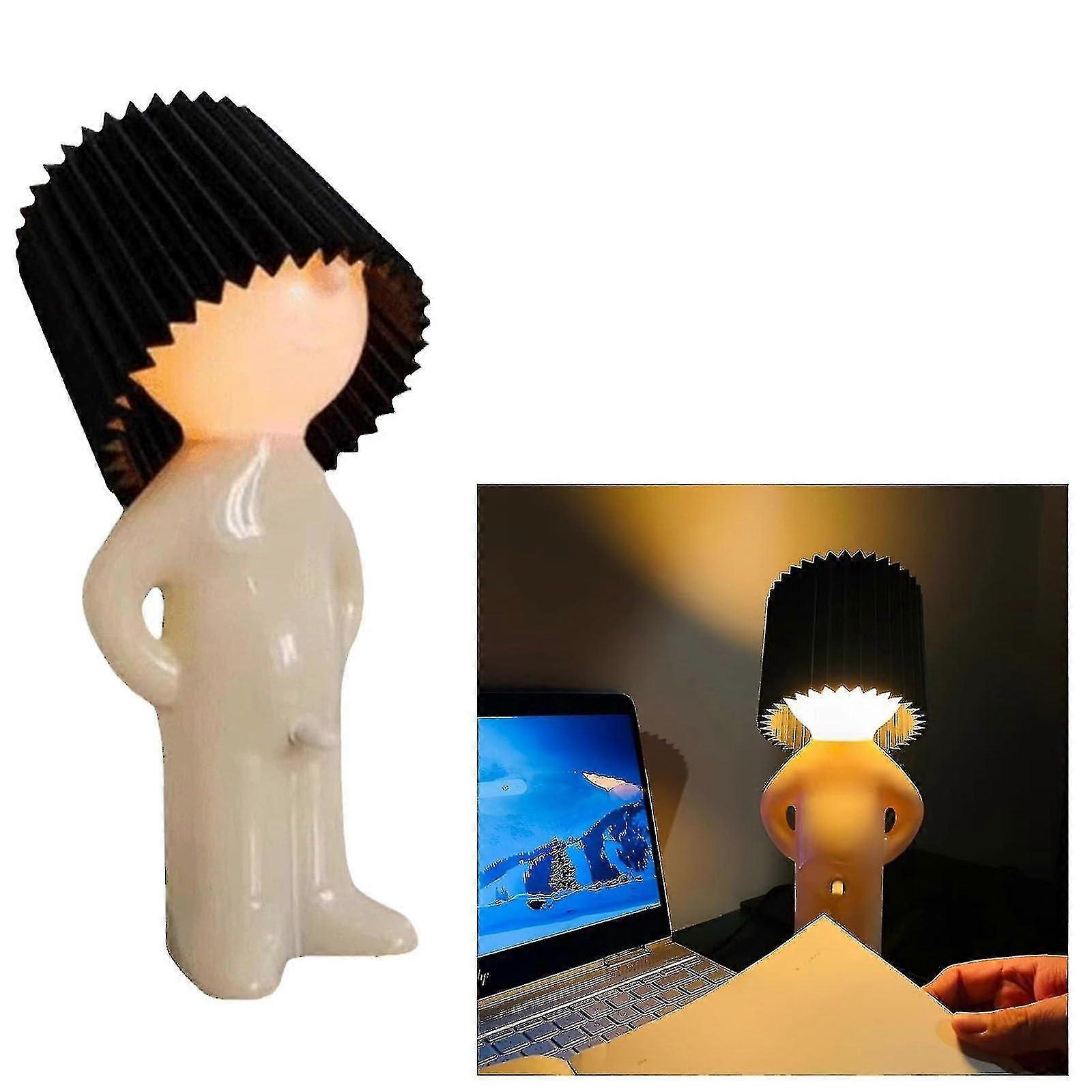 Schüchterne Lampe, Kreative Schreibtischlampe „frech“ Für Jungen, Kleine Schreibtischlampe Für Schüchterne -cdsx