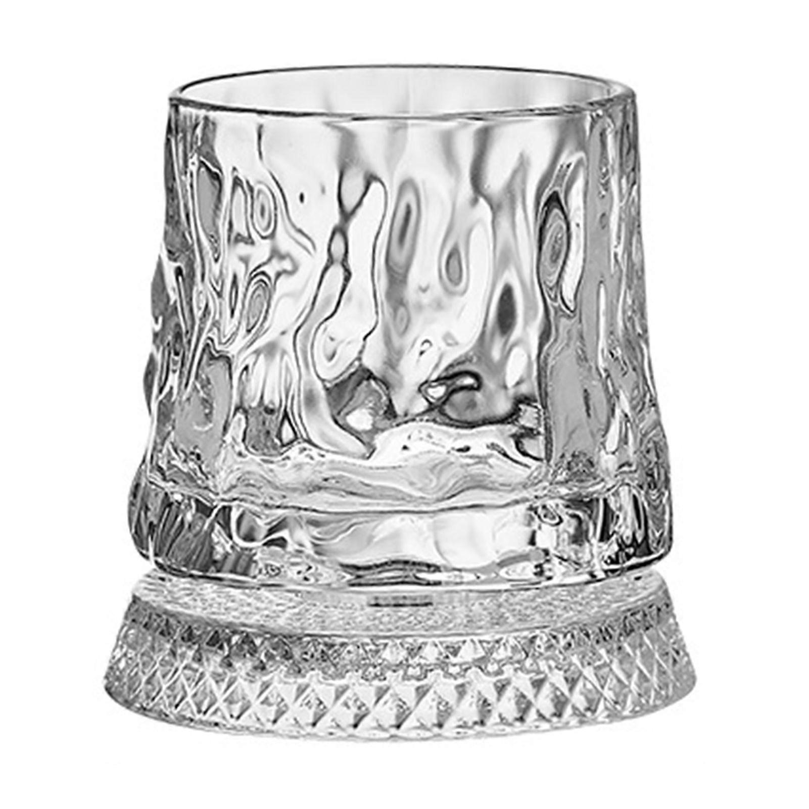 Drehbares Whiskyglas, Kristallglas Im Old-fashioned-stil, Drehbares Glas, Geeignet Für Whisky, Einzigartiges Geschenk Für Männer, Väter Und Whisky-liebhaber