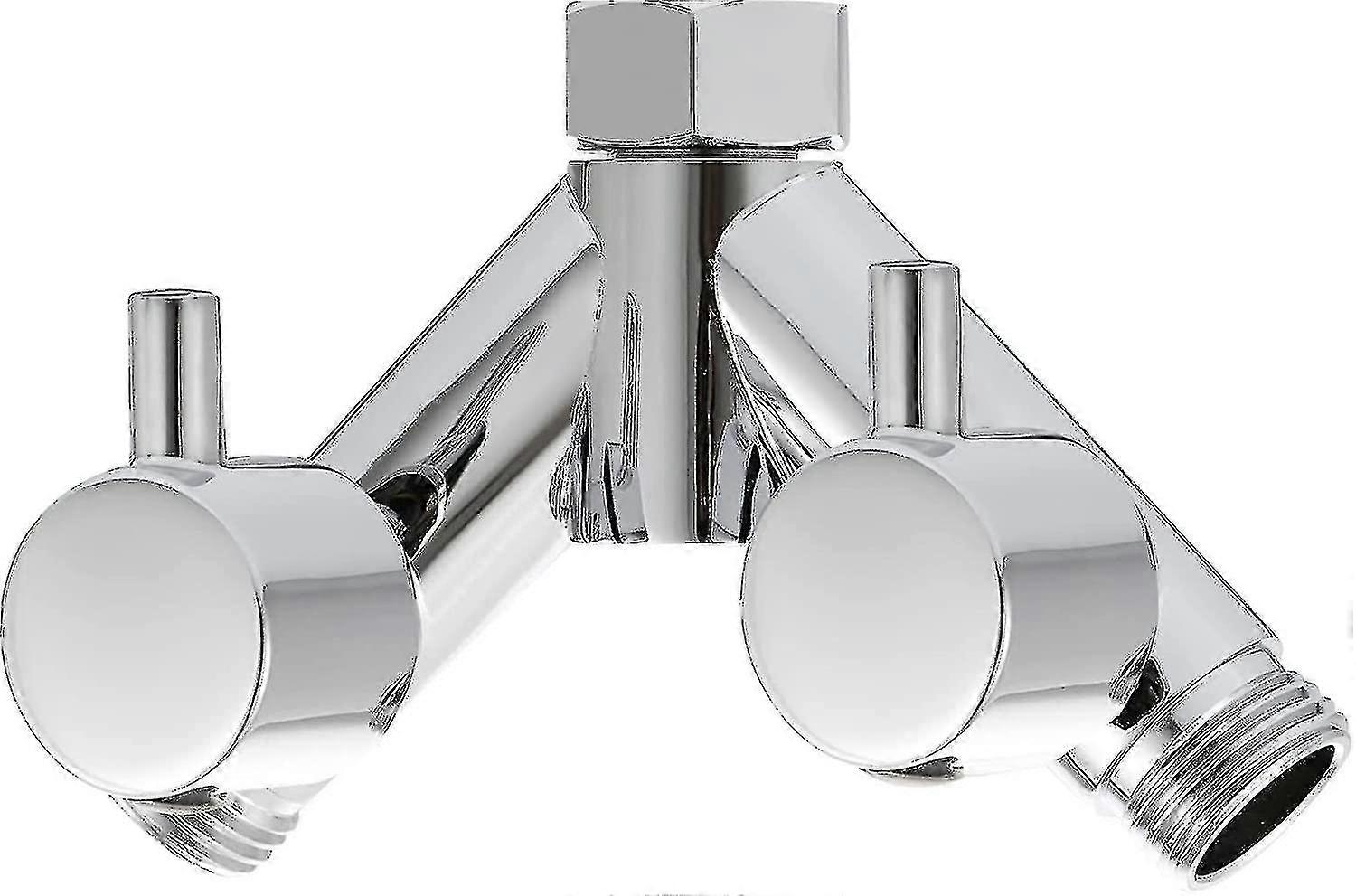 Verchromte Messing-duscharmatur Dsf014a, 2-wege, Y-anschluss, 1/2 Zoll, Kompatibel Mit Duschschlauch Und Brausekopf