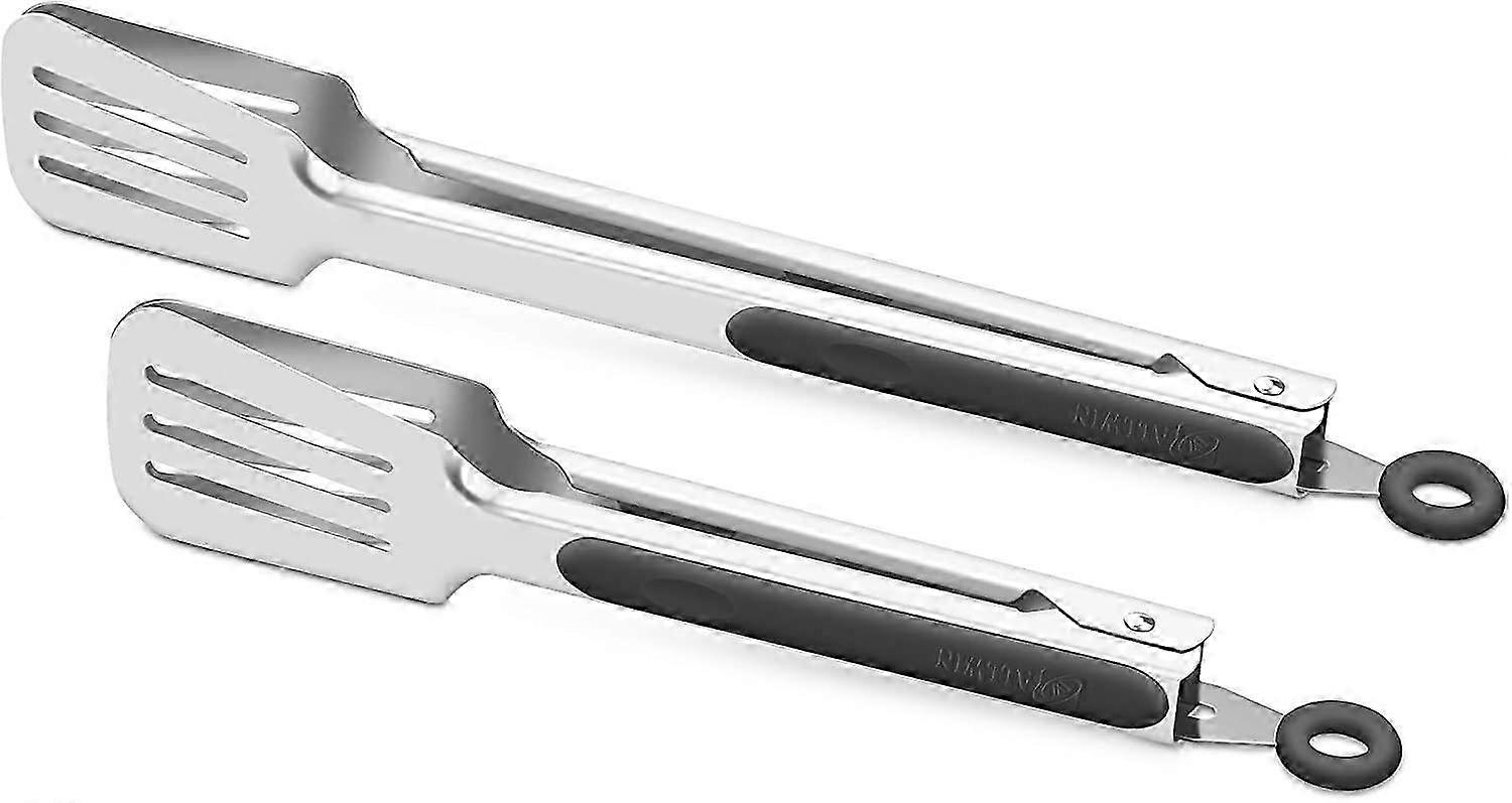 Robuste Küchenzange Aus Hochwertigem Edelstahl 304 Für Den Grill, Antihaftbeschichtet.