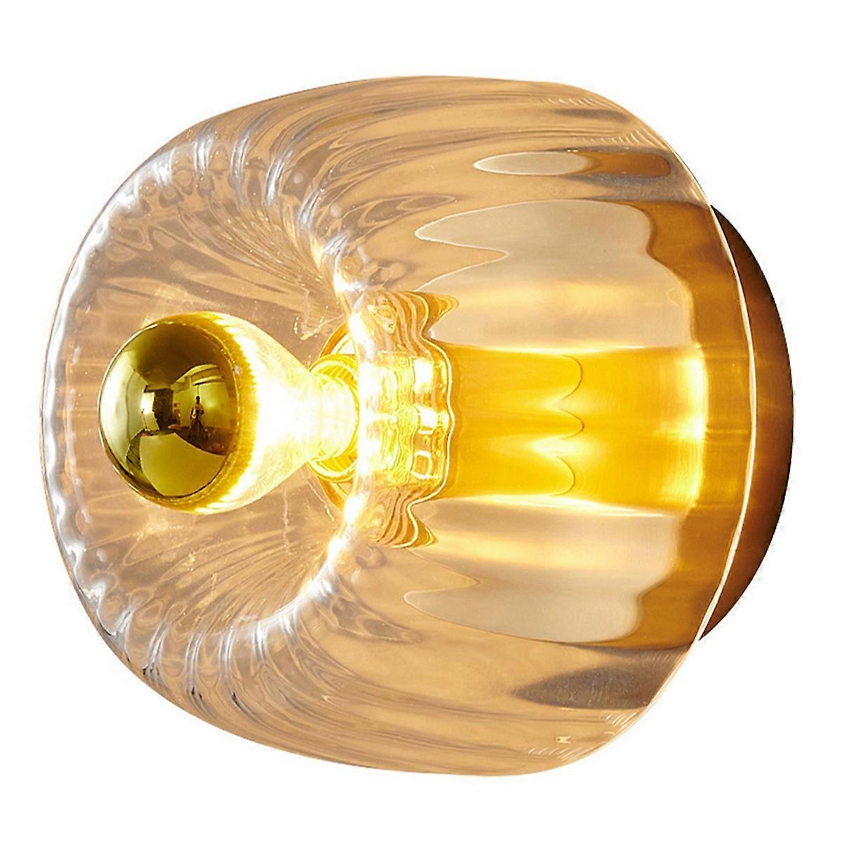 Moderne Glaswandleuchte, Kompatibel Mit Einer E14-glühbirne, Dekorative Lampe, Geeignet Für Schlaf- Und Wohnzimmer