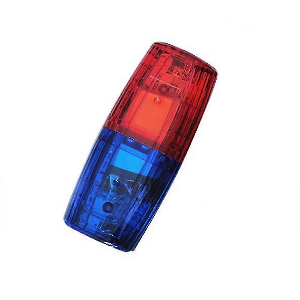 Multifunktionale Led-taschenlampe Zum Anclipsen Mit Roten Und Blauen Blinkenden Leds, Für Sicherheits- Und Polizeieinsätze, Usb-kompatibel.