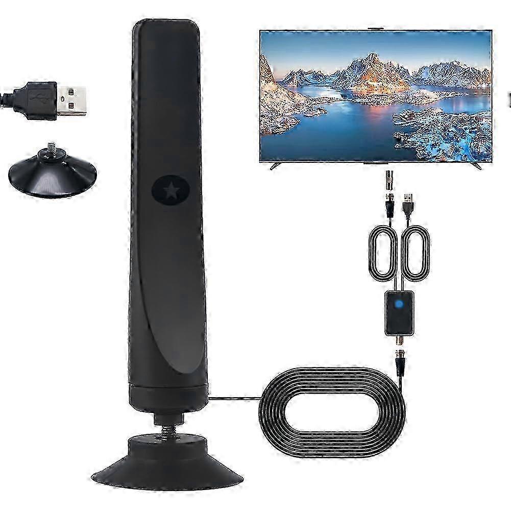 Festberg Hitenna Hd-tv-antenne: Über 100 Kanäle, 80 Km Reichweite, Einfache Installation Mit 3 M Kabel, Wave Max 0626 Edition