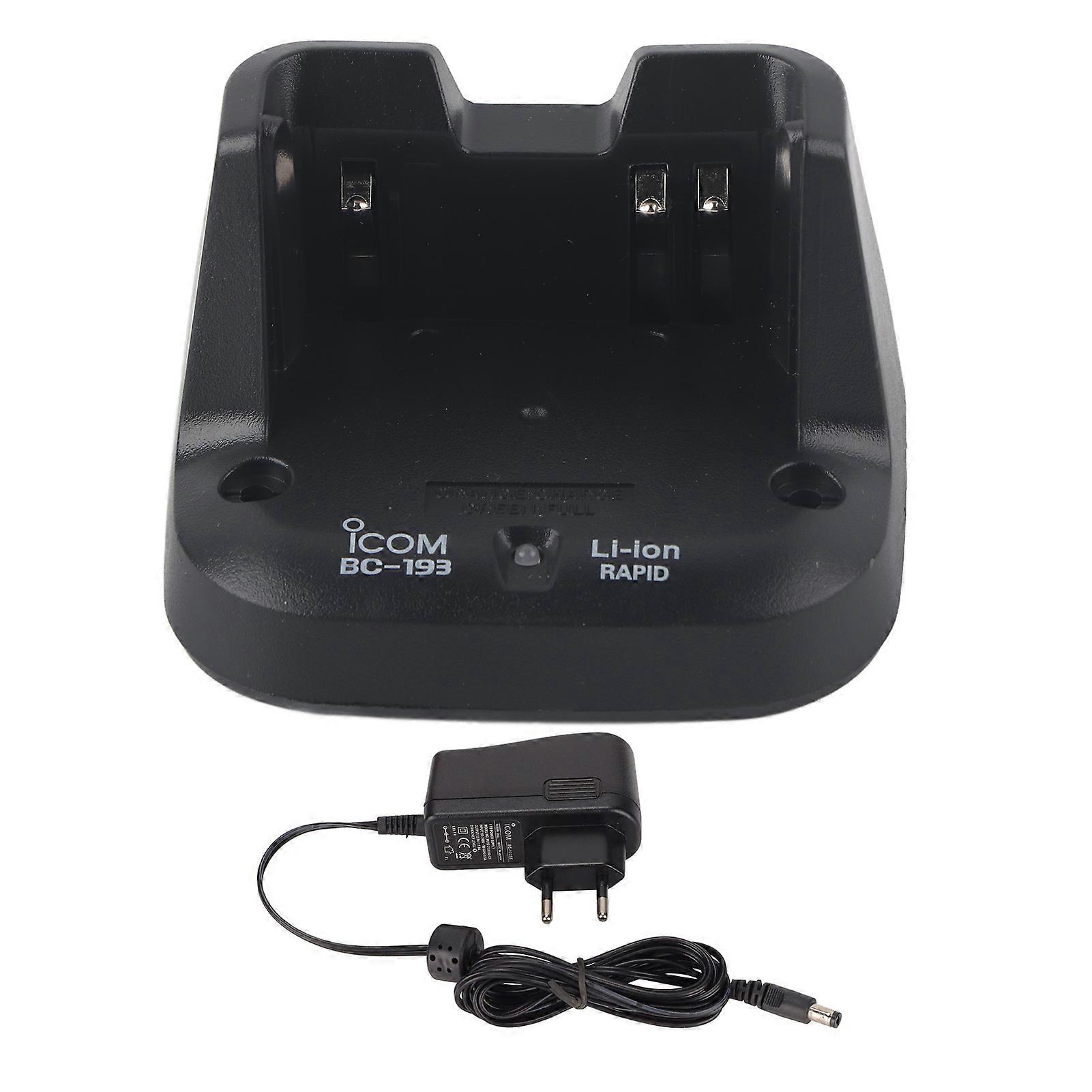 Bc193 Desktop-schnellladestation Für Funkgeräte, Multifunktionales Walkie-talkie-ladegerät, Kompatibel Mit Icom Icv8e V80 F3003