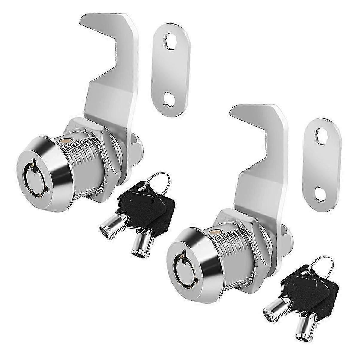 Werkzeugkastenschloss Mit Schlüssel, 5/8"-nockenschloss Für Schränke, Gleichschließend, Kompatibel Mit Staufächern In Wohnmobilen.