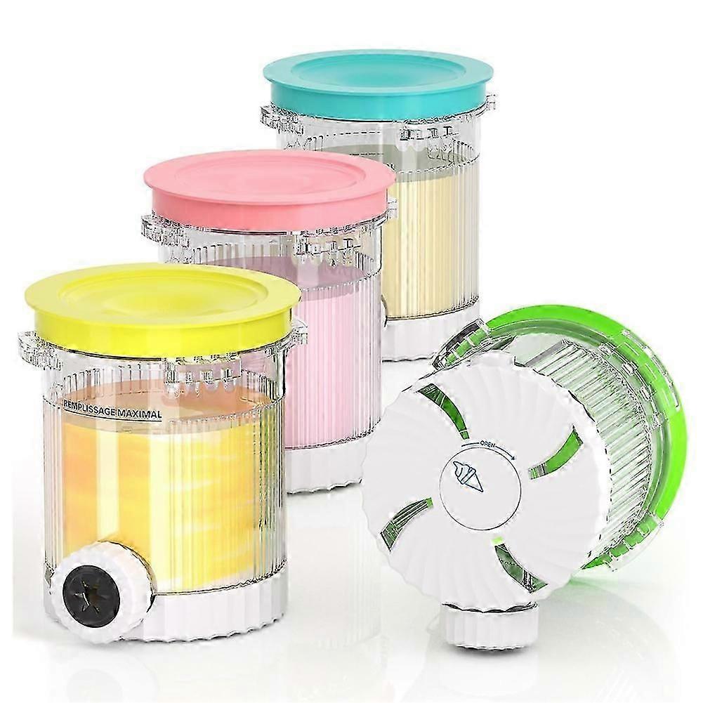 Set Aus 4 Behältern Und Deckeln, Kompatibel Mit Den Ninja Creami Swirl Serienmodellen Nc700, Nc701, Nc701c Und Creami Container7.