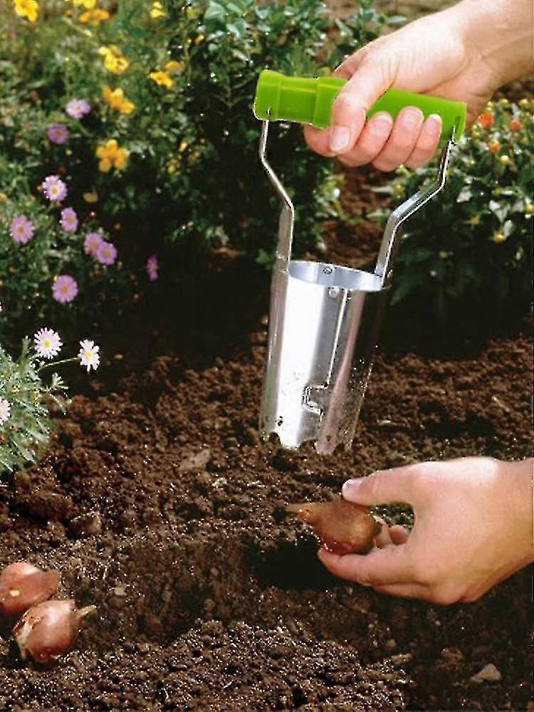 Pflanzwerkzeug Für Gartenzwiebeln Mit Tischkompatiblem Griff – Ideal Zum Pflanzen Von Blumenzwiebeln, Blumen Und Mehr