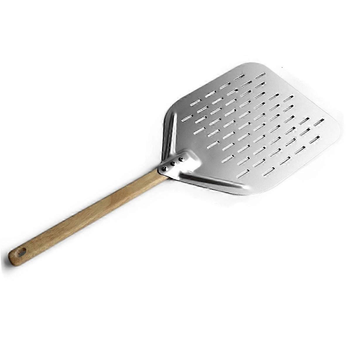 30 Cm Pizzaschieber Mit Holzgriff, Antihaftbeschichtet, Kompatibel Mit Allen Arten Von Pizzablechen.