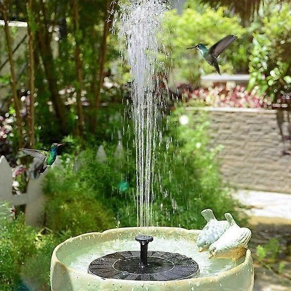 Solarbrunnen – Solarbrunnenpumpe – 16 Cm, Schwarz