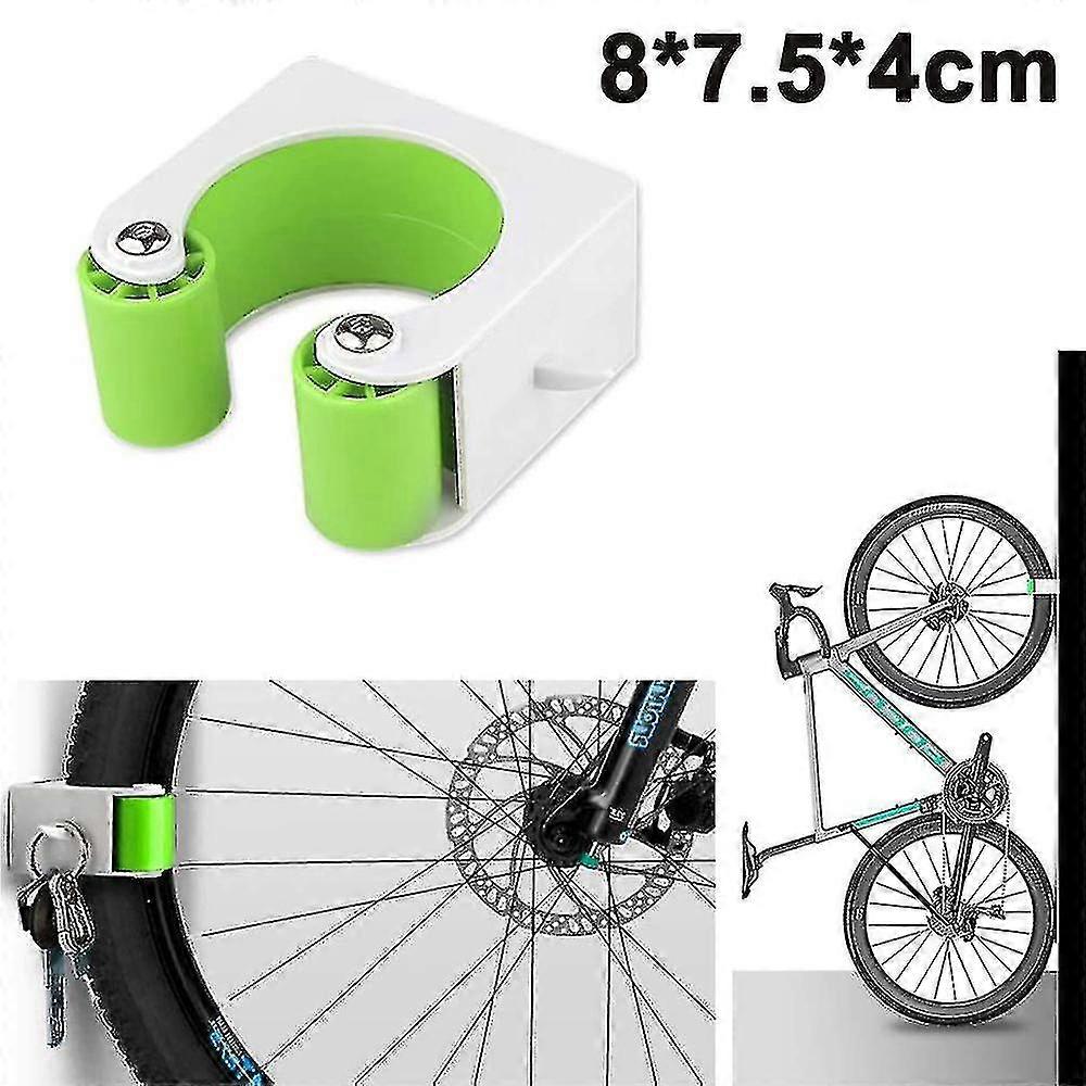 Wandmontierter Fahrradständer Mit Parköse Für Mountainbikes Und Rennräder. Vertikale Aufbewahrung Mit Clip Und Klemme. Fahrradpräsentationsständer Mit Parköse.