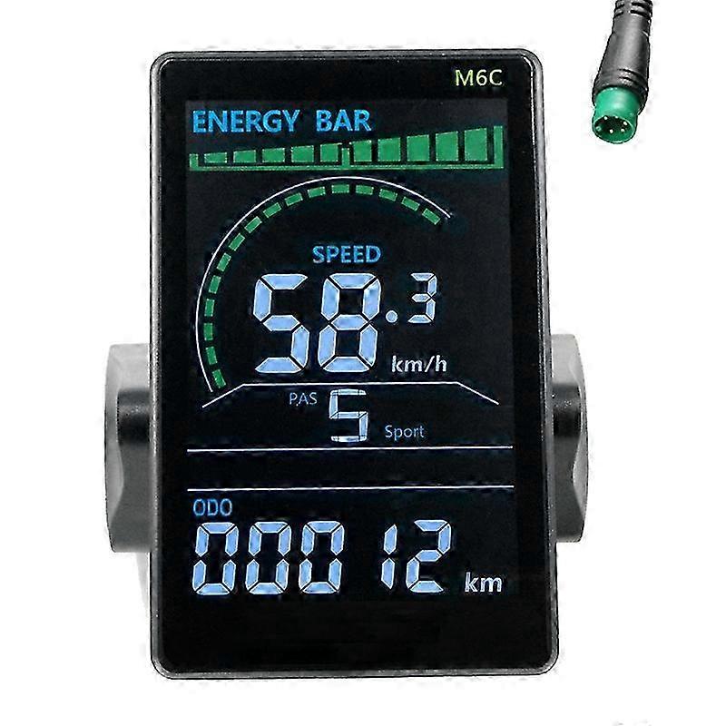 Lcd-bildschirm Kompatibel Mit M6c-elektrofahrrädern, 24v-60v-kompatibles System, 5-poliger Stecker