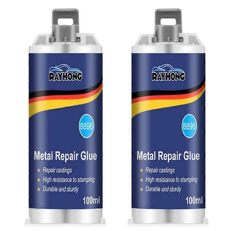 Metallkleber – Schweißkleber Für Metallreparaturen, Insbesondere Von Gusseisen. Hochfester Klebstoff Für Industrielle Reparaturen, Hitze- Und Kältebeständig. 100 G
