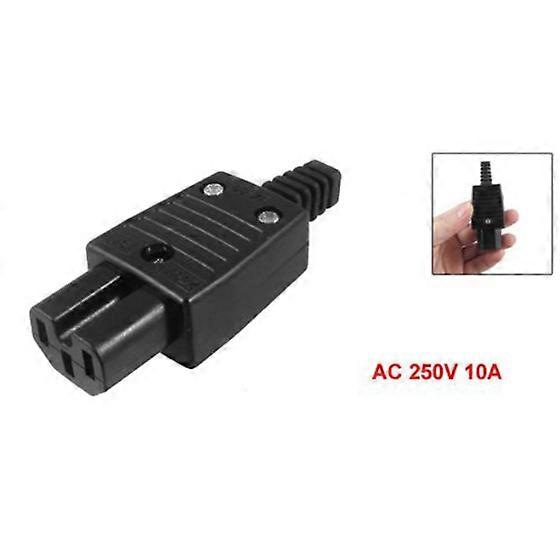 Schwarzer Iec320 C15-buchsenstecker Für 250v Ac 10a Netzteil