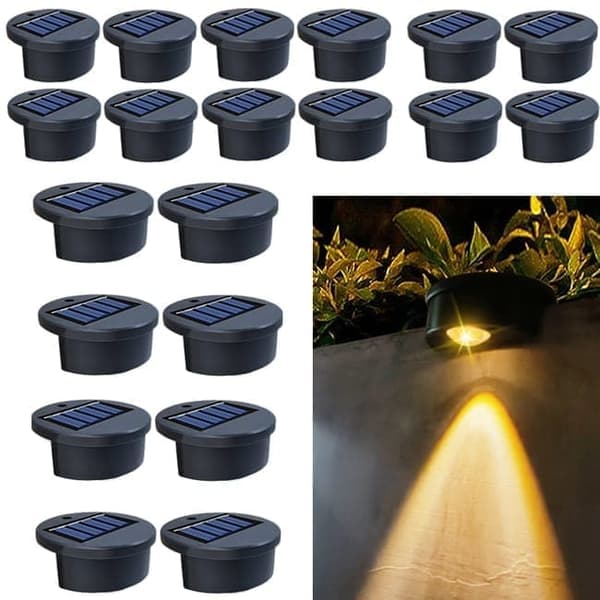 4er-/8er-/12er-/16er-/20er-packung Solar-außenleuchten – Wasserdichte Led-leuchten, Geeignet Für Treppen Und Poolbereiche