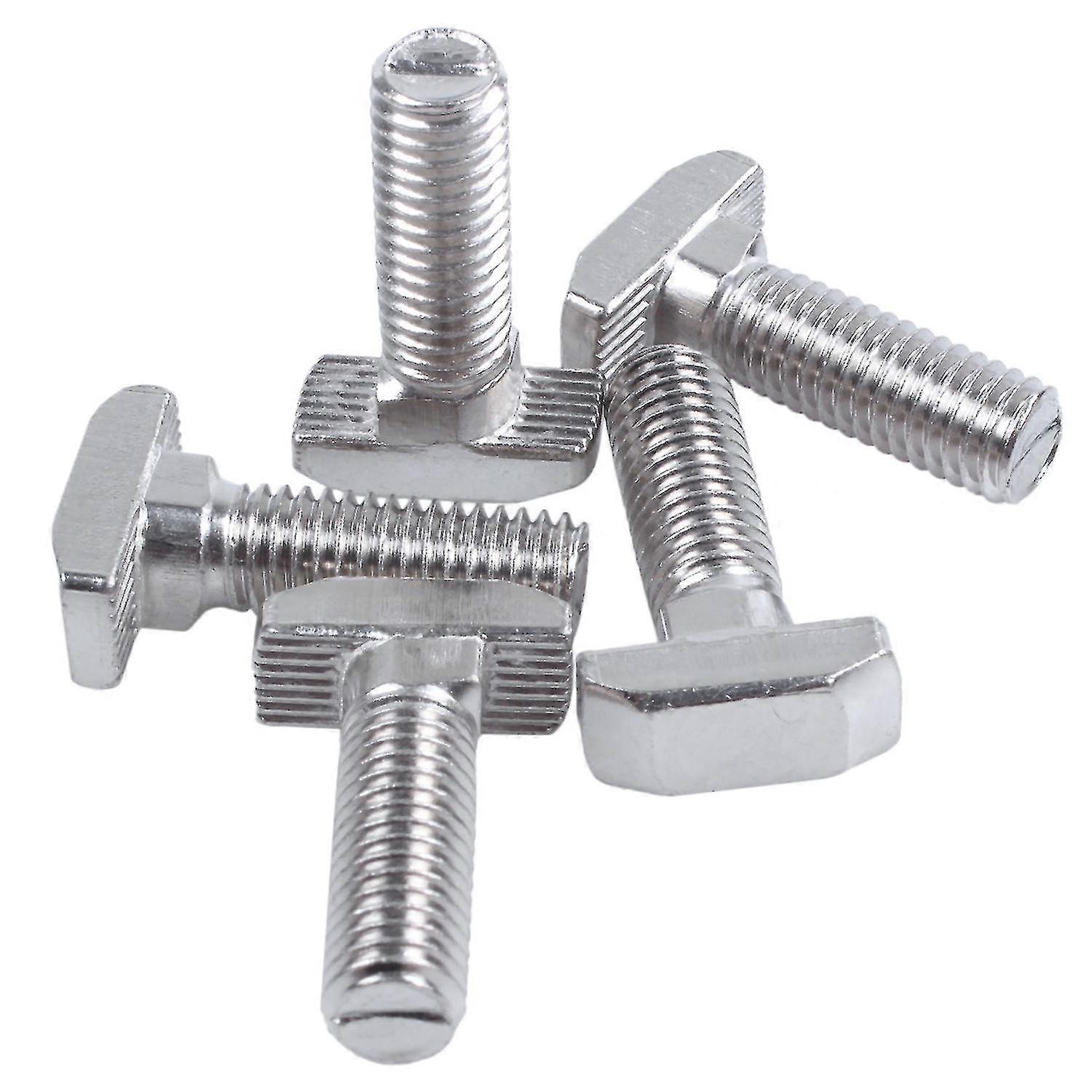 M8-gewindeschiebeschraube, T-nut, Silberfarben, 5er-pack (haoyi)