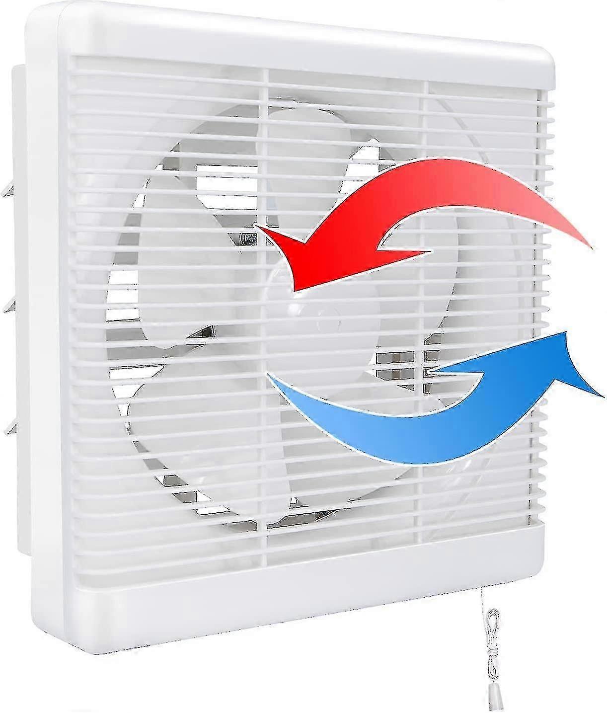 200 M³/h, 25 W, Reversibler Wandlüfter Für Leise Und Effiziente Luftabsaugung. Geeignet Für Badezimmer.
