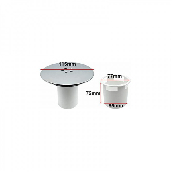 Duschablauf, 90 Mm/115 Mm Duschablauf, Ersatz-duschsiphonabdeckung