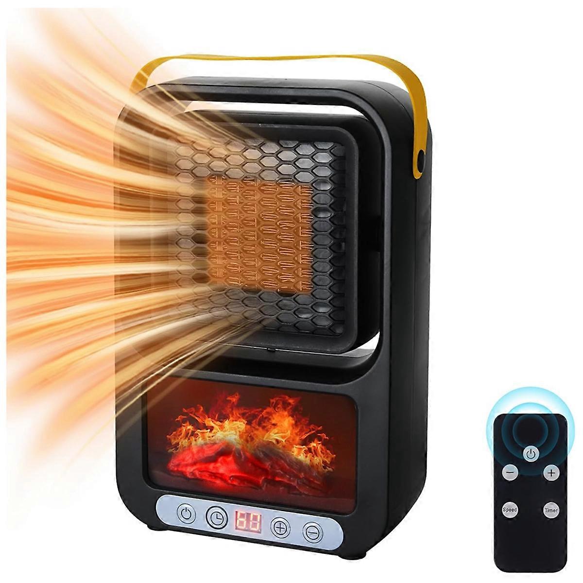 Smarter Mini-heizlüfter Mit Realistischer 3d-flamme (eu-stecker)