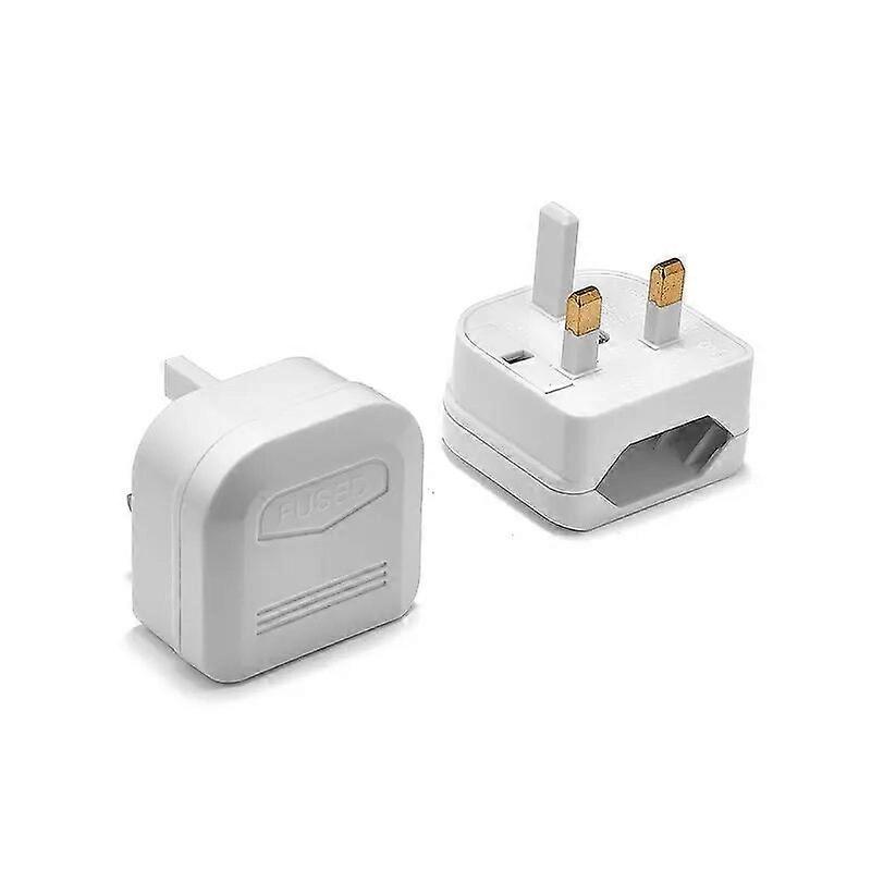 Reiseadapter Eu Auf Uk Mit 3a/5a/13a Sicherung Und Netzkabel.