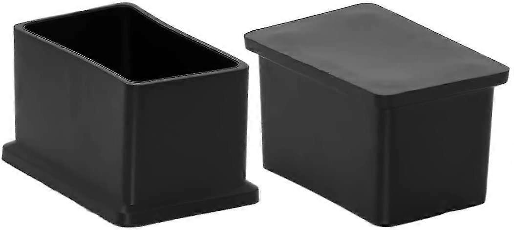 Set Mit 8 Rechteckigen Pvc-stuhlbeinkappen, Die Keine Spuren Hinterlassen, 30 Mm X 50 Mm (1-3/16 Zoll X 2 Zoll).