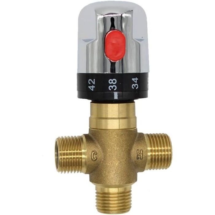Yyv Solar-thermostat-duscharmatur Aus Messing Und Kupfer