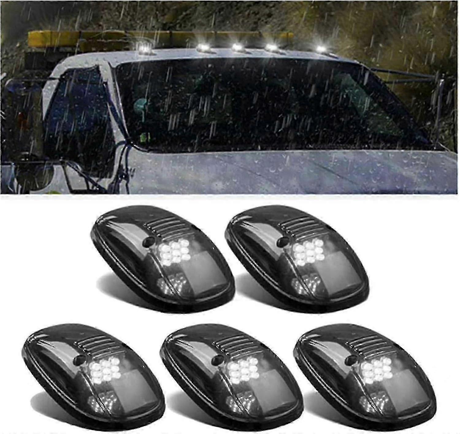 Led-positionsleuchten Für Das Dach Von Lkw-fahrerhäusern, Kompatibel Mit 5 Lkws, Solarbetrieben, Kabellos.