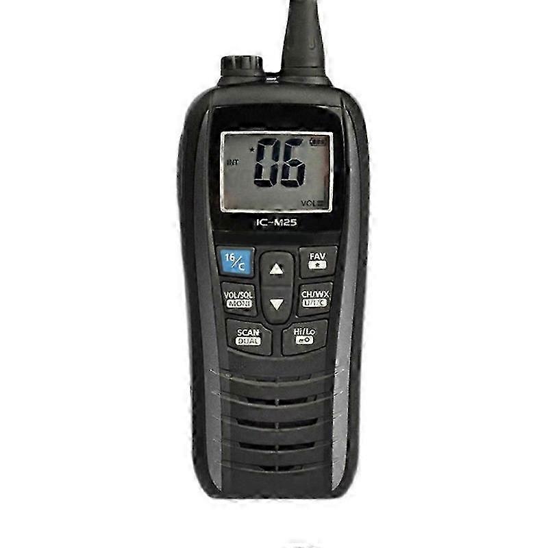Ic-m25 Wasserdichtes, Schwimmfähiges Marine-vhf-funkgerät, Kompatibel Mit Freizeitbooten