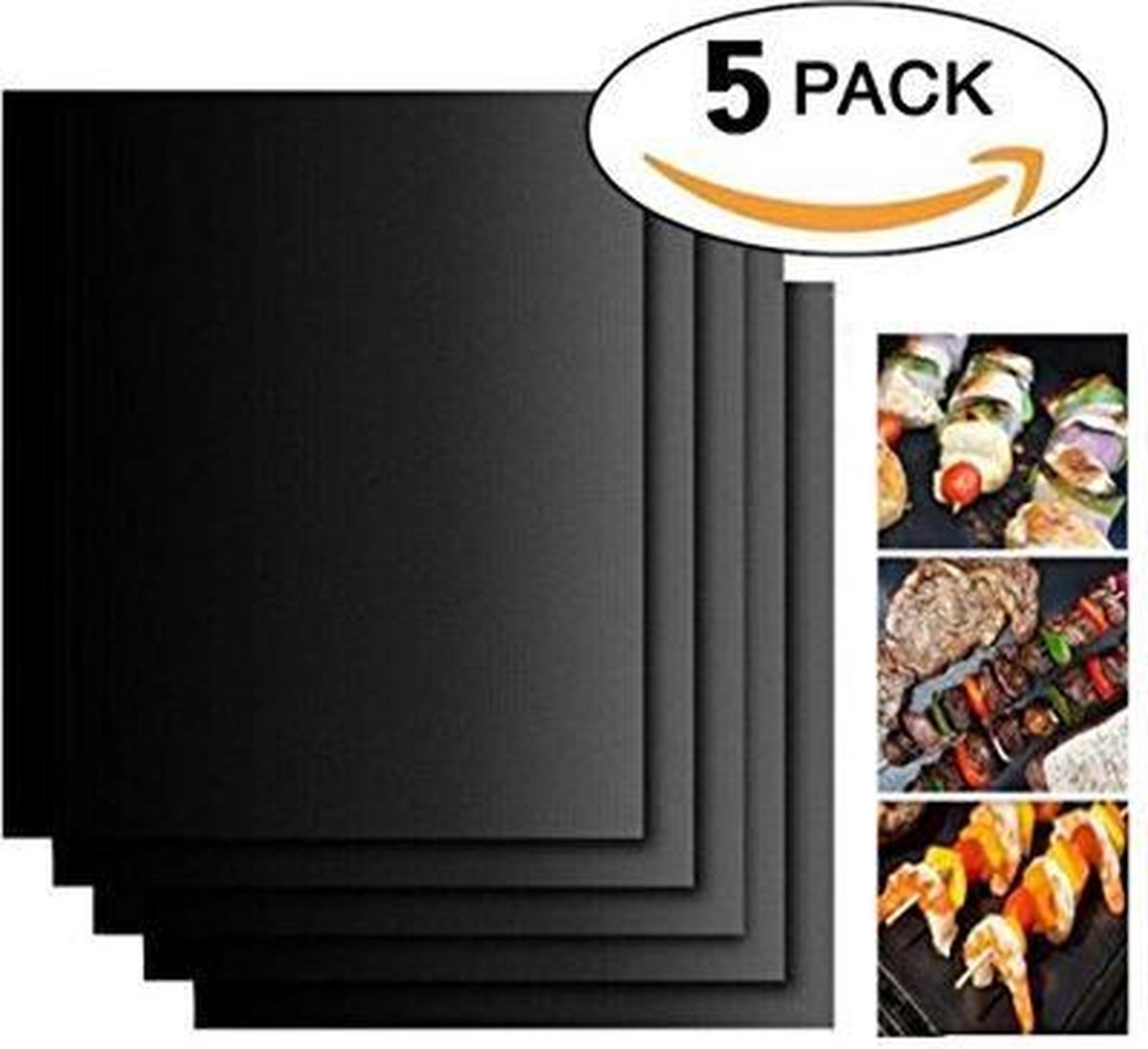 Bör® Teflon-grillmatte – 5 Stück