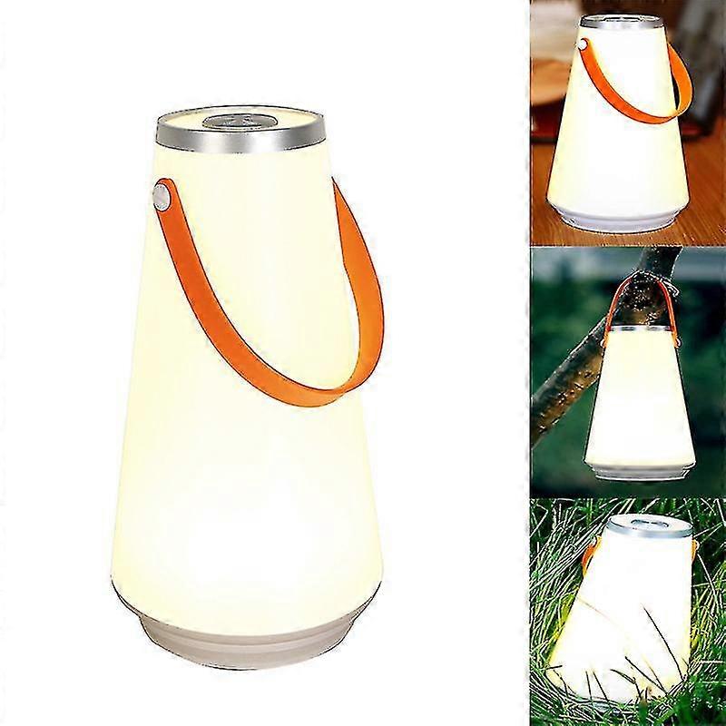 Wiederaufladbare Led-tischlampe Per Usb Für Camping Und Notsituationen (1 Stück, Weiß)