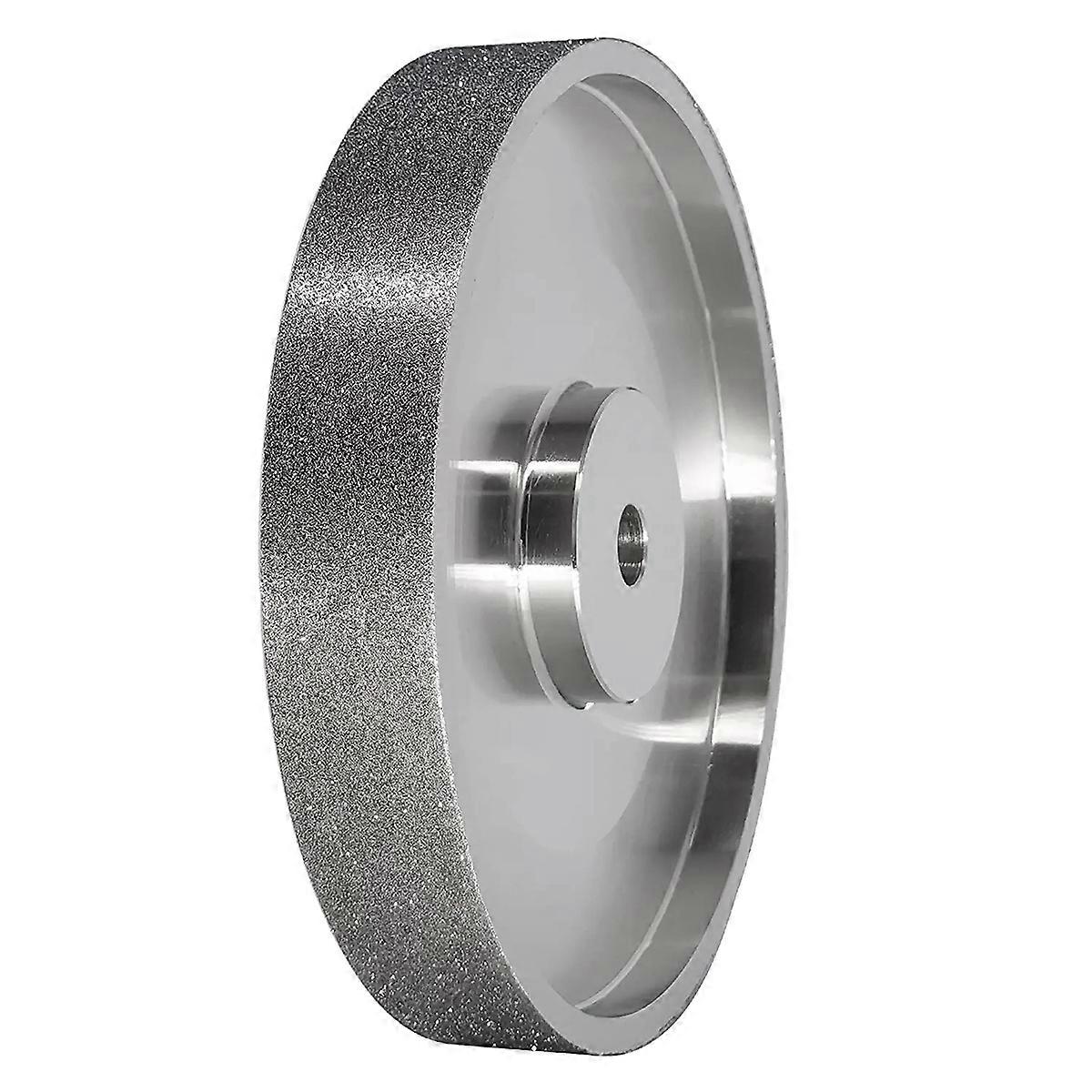 Cbn-schleifscheibe, 15 Cm Durchmesser X 2,5 Cm Breite, Mit Einem 1,25 Cm Dorn, Diamantschleifscheibe, Geeignet Zum Schleifen Von Schnellarbeitsstahl (hss), Körnung 80