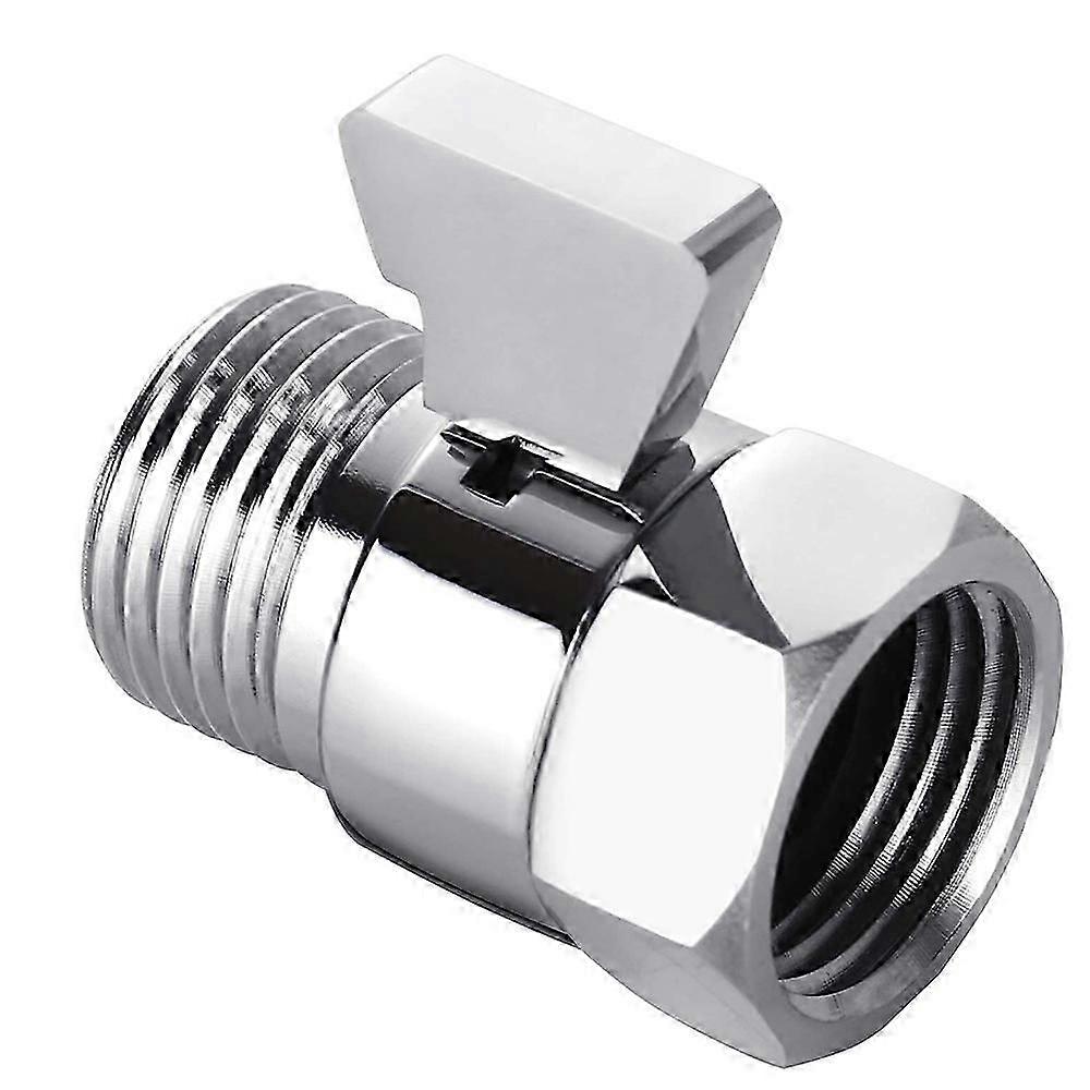 Absperrventil Zur Wasserdurchflussregulierung, Einstellbarer Wasserdruckregler Aus Messing, Kompatibel Mit Handbrausekopf Und