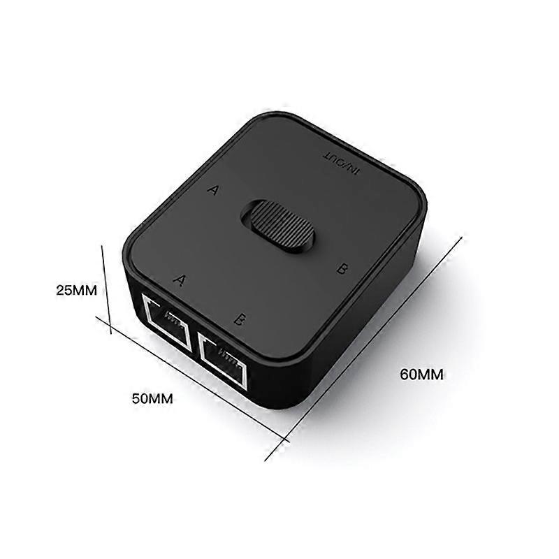 2-port Cat6 Rj45 Lan-netzwerk-switch, 1000 Mbit/s, 2 Eingänge/1 Ausgang / 1 Eingang/2 Ausgänge, Für Innen- Und Außenbereich