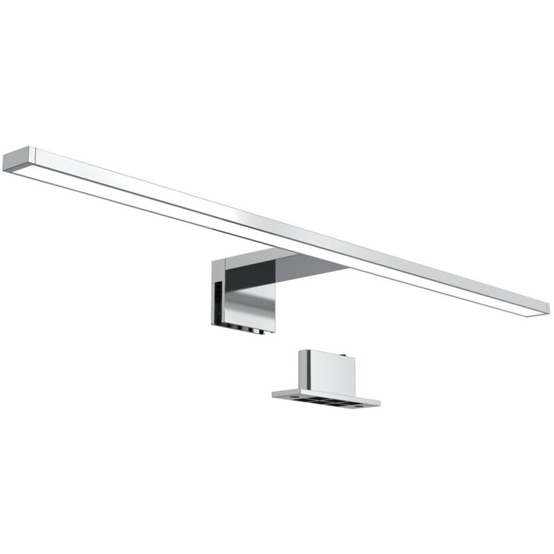 Led-wandleuchte Für Spiegel, Möbel Oder Badezimmer, Neutralweißes Licht 4200 K, 11 W, 780 Lm, Schutzart Ip44, Breite 600 Mm, Chrom