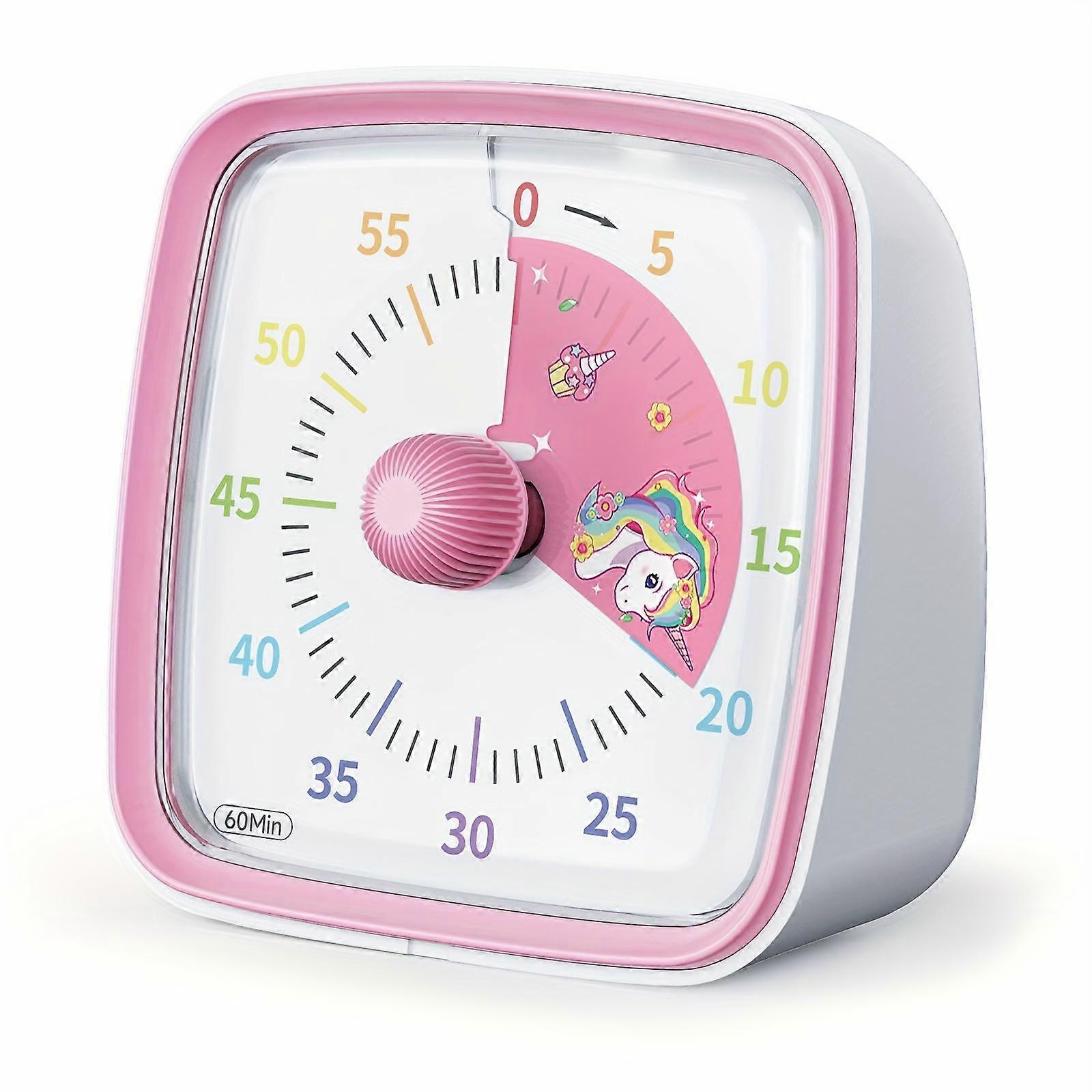 Visueller Timer Mit Nachtlicht, 60-minuten-countdown, Geeignet Für Kinder Und Erwachsene, Geräuschloser Timer Für Den Einsatz Im Klassenzimmer, Verwendbar Zu Hause Und In Der Schule.