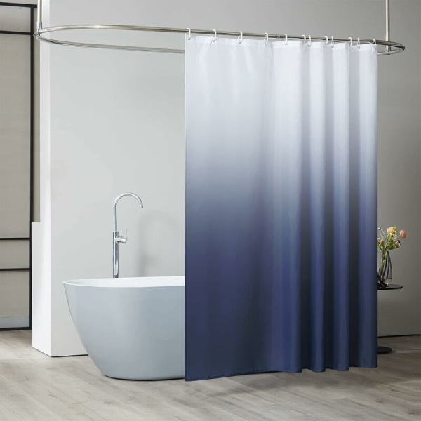 Duschvorhang 240 X 200 Cm, Mit Haken, Extra Breit, Beschwert