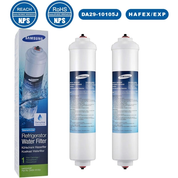 2er-pack Wasserfilter, Kompatibel Mit Samsung Da29-10105j, Hafex / Exp Wsf-100, Da99 02131b, Ef9603, Haier Und Lg (pa) Kühlschränken