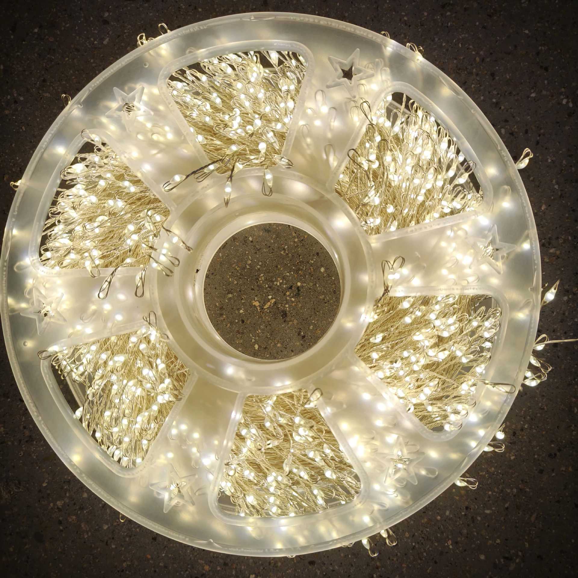 25 M Lichterkette Für Den Außenbereich, 1000 Leds, 8 Modi, Warmweiß, Weihnachtsdekoration