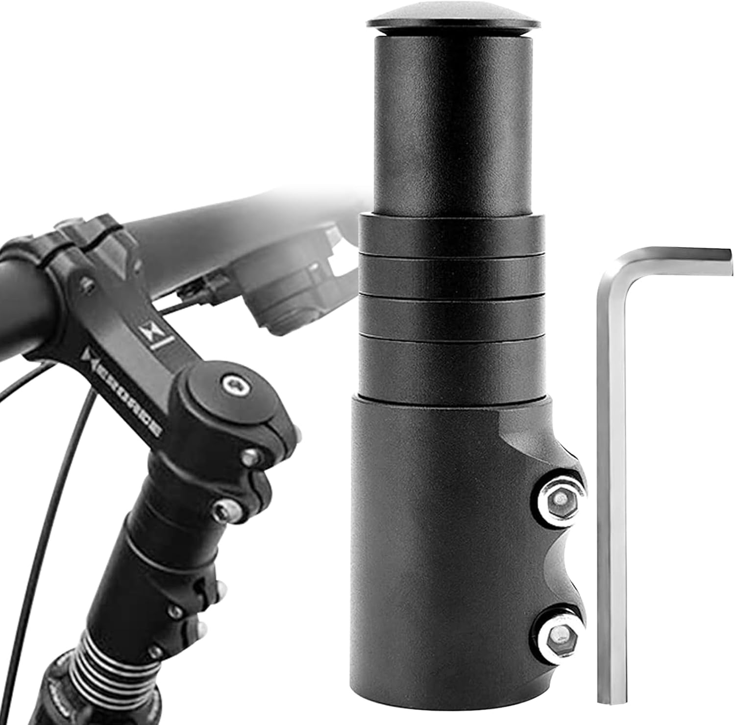 Lenkererhöhung, Kompatibel Mit Mountainbikes, Verstellbare Lenkerverlängerung, Lenkerverlängerung Aus Aluminiumlegierung