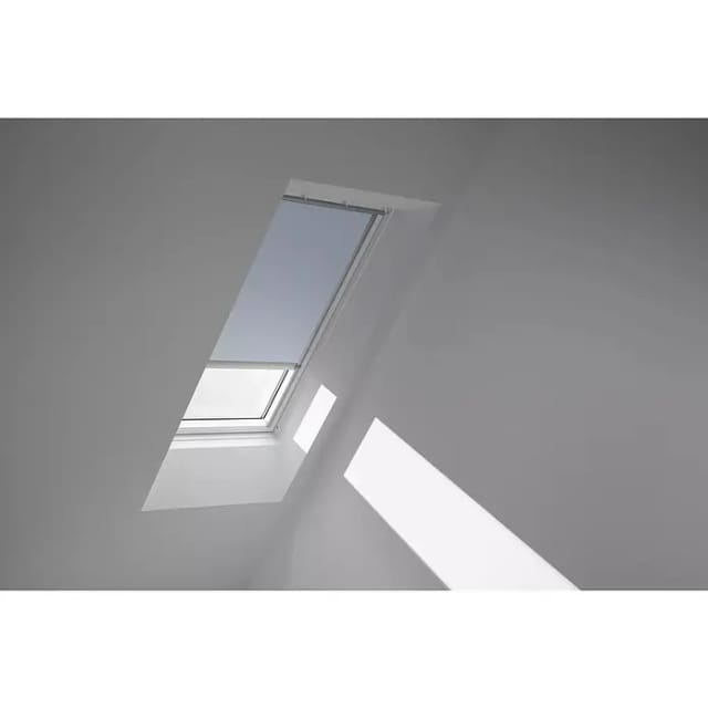 VELUX Verdunkelungsrollo Himmelblau 4576, C02, Aluminiumschiene,Elektro,GGU,VELUX
