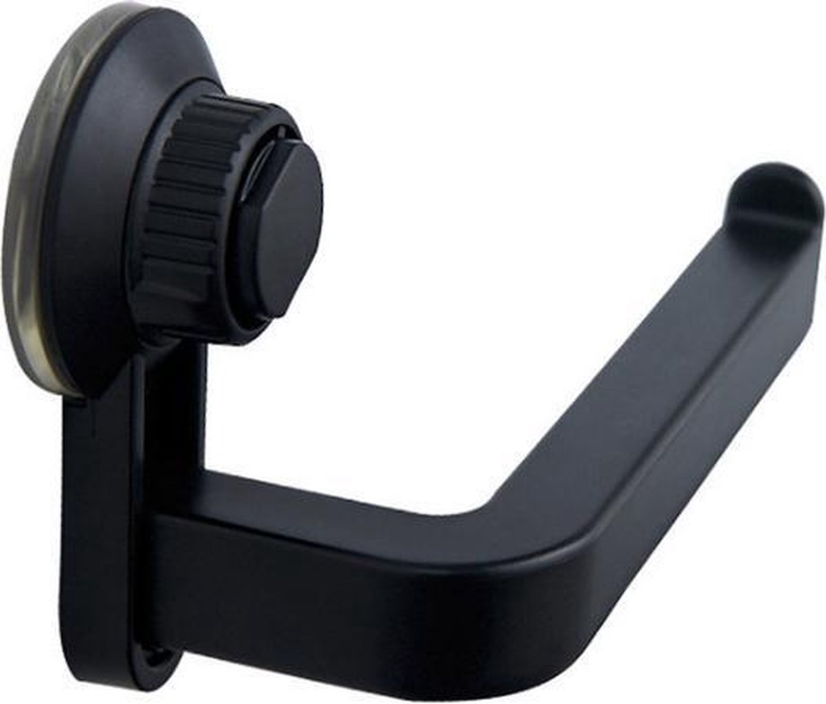 Toilettenpapierhalter Mit Zuignap - Farbe Schwarz - Toilettenpapierhalter Schwarz Mit Zuignap - Toilettenpapierhalter Mit Zuignap - Toilettenpapierhalter