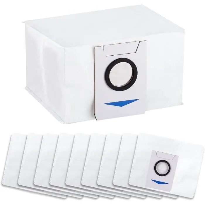 10er-pack Staubsaugerbeutel Für Ecovacs Deebot X1 Omni / X1 E Omni / T20 Omni Saugstation, Großes 3-liter-fassungsvermögen