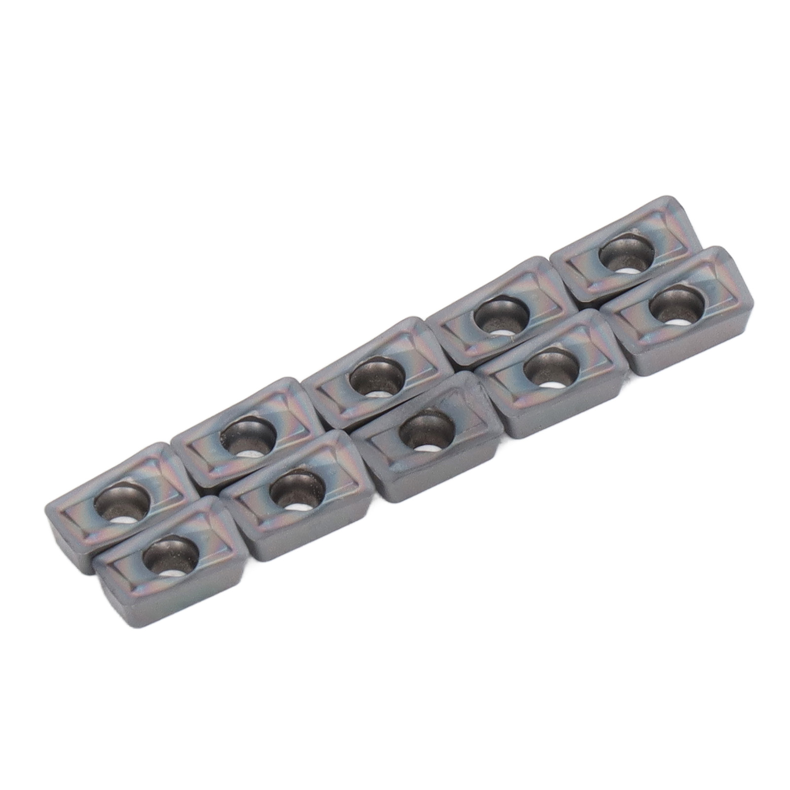 10 Farbige, Präzisionsgefertigte, Beschichtete Hartmetalleinsätze Für Hochgeschwindigkeitsschnitte, Cnc-hartmetallklingen