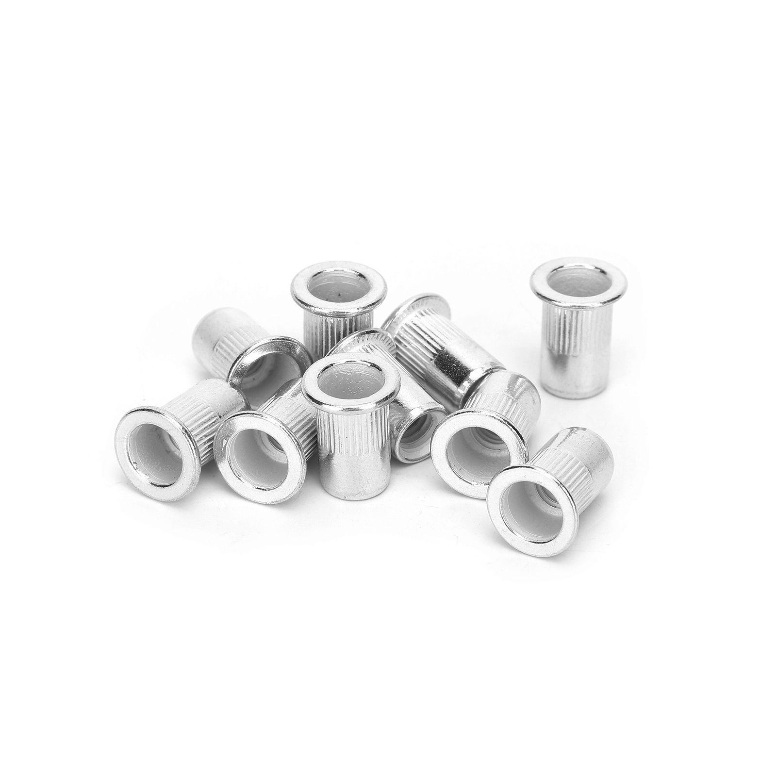 200 Professionelle Aluminium-nietmuttern Mit Gewindeeinsatz, Befestigungsmaterial M6