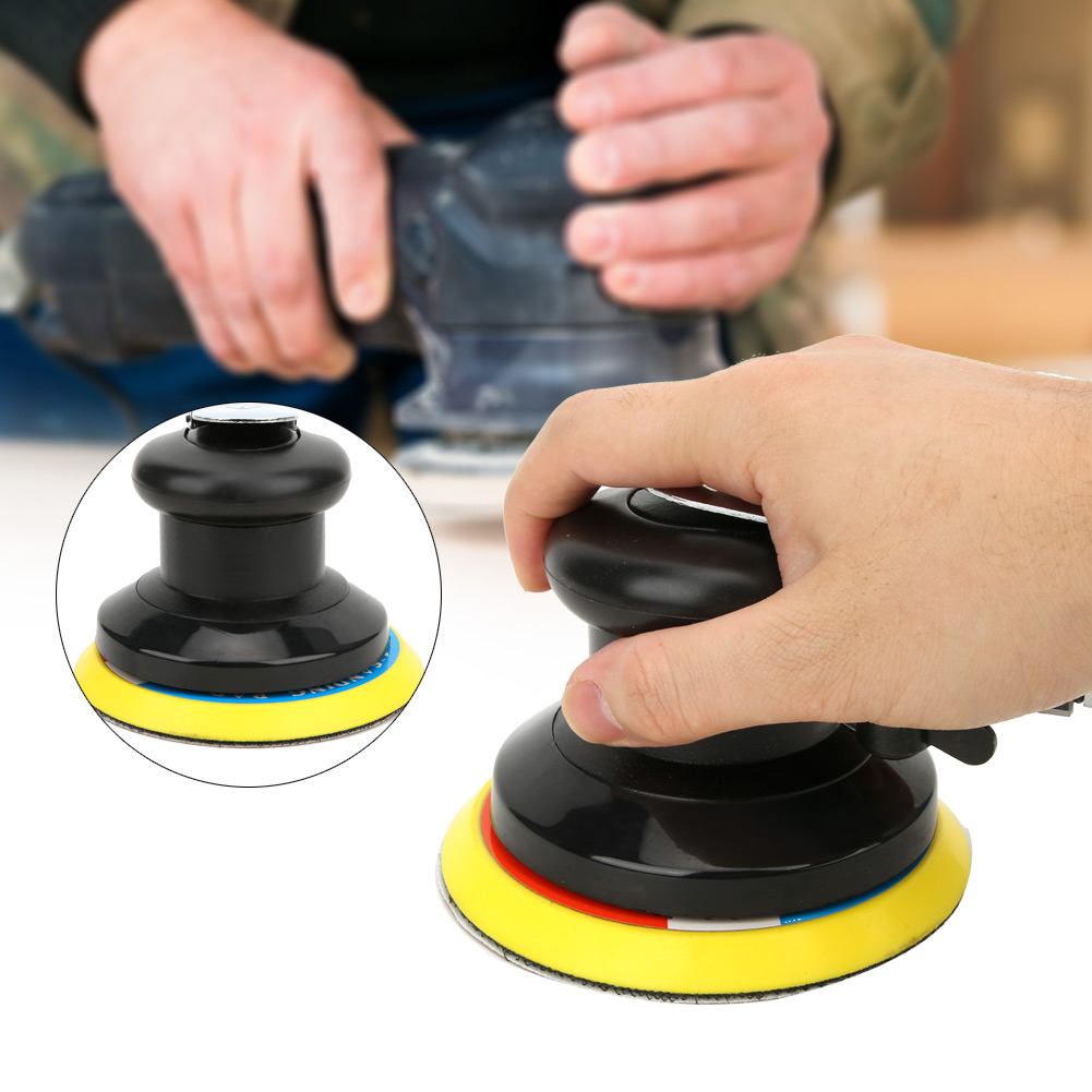 Kp-654 Druckluftschleifer, 5-zoll-mini-poliermaschine Mit 180er Wildleder-schleifpapier