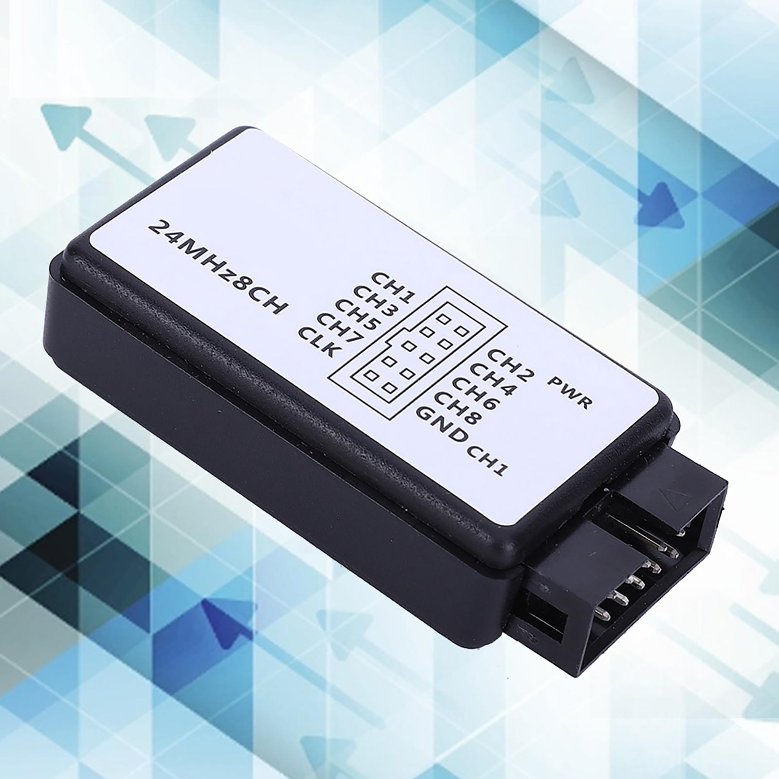 La1002 Mini Tragbarer Usb-logikanalysator-bausatz 5 Mhz 24 Mbit/s 8-kanal Mit Kabeln