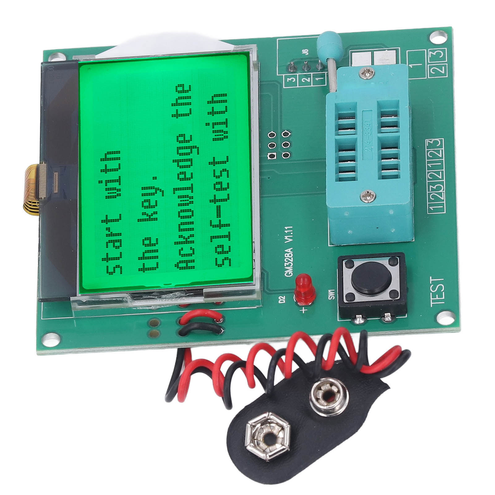 Transistortester, Lcd-kondensator-frequenzmesser, Pnp/npn-rechtecksignalgenerator Gm328a