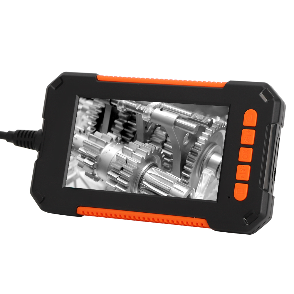 Industrielle Endoskopkamera P40 1080p, Wasserdicht, Mit 8 Leds Und 4,3-zoll-bildschirm (8 Mm Durchmesser)