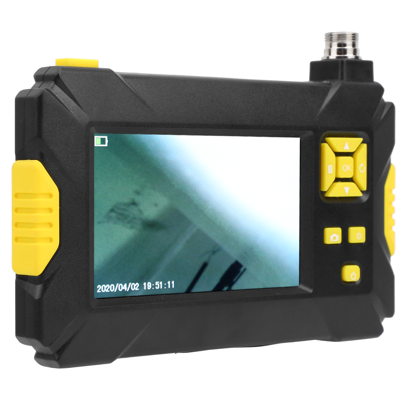 P30 3,9 Mm 4,3 Zoll Lcd 1080p Endoskop-rohrinspektionskamera Mit 6 Leuchten, 5 M / 16,4 Fuß