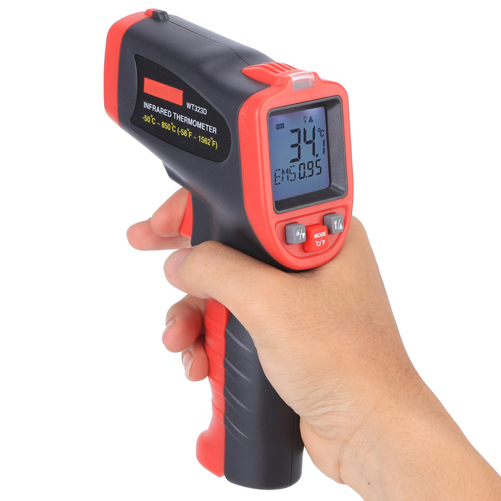 Wt323d Tragbares, Berührungsloses Digitales Infrarot-thermometer (ir) Zur Temperaturmessung (50℃-850℃)